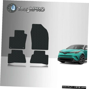 Floor Mat ToughPROtA}bgubNg^C-HRI[EFU[JX^tBbg2018-2021 ToughPRO Floor Mats Black For Toyota C-HR All Weather Custom Fit 2018-2021