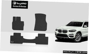 Floor Mat BMWX3I[EFU[JX^tBbg2018-2021pToughPROtA}bgubN ToughPRO Floor Mats Black For BMW X3 All Weather Custom Fit 2018-2021