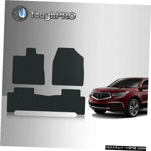 Floor Mat ToughPROtA}bgBLACKFor Acura MDX All Weather Custom Fit 2014-2020 ToughPRO Floor Mats BLACK For Acura MDX All Weather Custom Fit 2014-2020