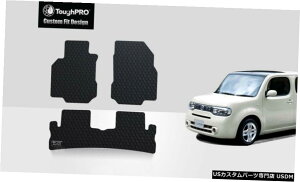 Floor Mat ToughPROtA}bgubNYL[uI[EFU[JX^tBbg2009-2014 ToughPRO Floor Mats Black For Nissan Cube All Weather Custom Fit 2009-2014