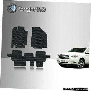 Floor Mat ToughPROtA}bgubNCtBjeBQX60I[EFU[JX^tBbg2014-2021 ToughPRO Floor Mats Black For Infiniti QX60 All Weather Custom Fit 2014-2021