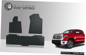 Floor Mat ToughPROtA}bgubNg^^hN[}bNXI[EFU[2014-2021 ToughPRO Floor Mats Black For Toyota Tundra Crew Max All Weather 2014-2021