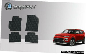 Floor Mat ToughPROtA}bgubNKIA\EI[EFU[JX^tBbg2020-2021 ToughPRO Floor Mats Black For KIA Soul All Weather Custom Fit 2020-2021