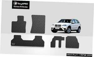 Floor Mat ToughPRO�t���A�}�b�g+ BMWX5�I�[���E�F�U�[�J�X�^���t�B�b�g2007-2013 ToughPRO Floor Mats + 3rd Row Black For BMW X5 All Weather Custom Fit 2007-2013 �y���s�A���i�z