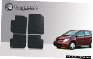 Floor Mat ToughPROtA}bgubNScionxA All Weather 2004-2006 ToughPRO Floor Mats Black For Scion xA All Weather 2004-2006