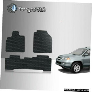 Floor Mat ToughPROtA}bgBLACKFor Acura MDX All Weather Custom Fit 2001-2006 ToughPRO Floor Mats BLACK For Acura MDX All Weather Custom Fit 2001-2006