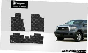 Floor Mat ToughPROtA}bgubNg^ZRCAI[EFU[JX^tBbg2001-2007 ToughPRO Floor Mats Black For Toyota Sequoia All Weather Custom Fit 2001-2007