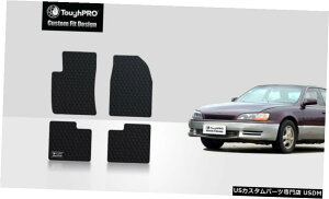 Floor Mat ToughPRO�t���A�}�b�g�u���b�N���N�T�XES300�I�[���E�F�U�[�J�X�^���t�B�b�g1997-2001 ToughPRO Floor Mats Black For Lexus ES300 All Weather Custom Fit 1997-2001 �y���s�A���i�z