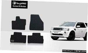 Floor Mat ToughPROtA}bgubNh[o[LR2I[EFU[JX^tBbg2008-2015 ToughPRO Floor Mats Black For Land Rover LR2 All Weather Custom Fit 2008-2015
