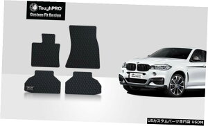 Floor Mat BMWX6�I�[���E�F�U�[�J�X�^���t�B�b�g2015-2019 ToughPRO Floor Mats Black For BMW X6 All Weather Custom Fit 2015-2019 �y���s�A���i�z