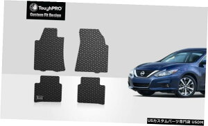Floor Mat ���Y�A���e�B�}�I�[���E�F�U�[�J�X�^���t�B�b�g2013-2018 ToughPRO Floor Mats Black For Nissan Altima All Weather Custom Fit 2013-2018 �y���s�A���i�z