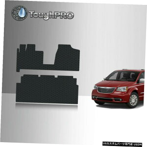 Floor Mat ToughPROtA}bgubNNCX[^EAhJg[I[EFU[2008-2016 ToughPRO Floor Mats Black For Chrysler Town and Country All Weather 2008-2016