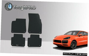 Floor Mat ToughPROtA}bgubN|VFJCGI[EFU[2019-2021 ToughPRO Floor Mats Black For Porsche Cayenne All Weather 2019-2021