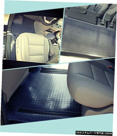 Floor Mat トヨタシエナ7シートフロアマット2011-2020用ピュアマット2列目＆3列目クリスタルクリア Puremats 2nd&amp;3rd Row Crystal Clear For Toyota Sienna 7 Seat Floor Mats 2011-2020