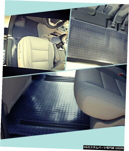 Floor Mat g^VGi7V[gtA}bg2011-2020psA}bg2ځ3ڃNX^NA Puremats 2nd3rd Row Crystal Clear For Toyota Sienna 7 Seat Floor Mats 2011-2020