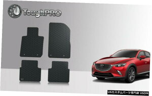 Floor Mat ToughPROtA}bgubN}c_CX-3I[EFU[JX^tBbg2016-2021 ToughPRO Floor Mats Black For Mazda CX-3 All Weather Custom Fit 2016-2021