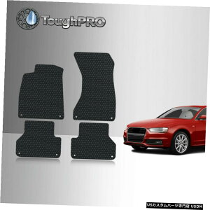 Floor Mat ToughPRO�t���A�}�b�g�u���b�N�A�A�E�f�BA4�I�[���E�F�U�[�J�X�^���t�B�b�g2017-2020 ToughPRO Floor Mats Black For Audi A4 All Weather Custom Fit 2017-2020