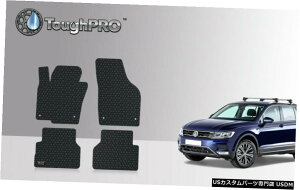 Floor Mat ToughPROtA}bgubNtHNX[QeBOA~ebhI[EFU[2018-2021 ToughPRO Floor Mats Black For Volkswagen Tiguan Limited All Weather 2018-2021