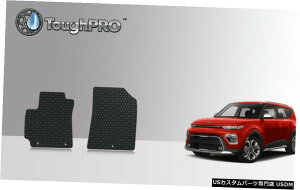 Floor Mat ToughPROtgtA}bgubNforKIA\EI[EFU[JX^tBbg2020-2021 ToughPRO Front Floor Mats Black For KIA Soul All Weather Custom Fit 2020-2021