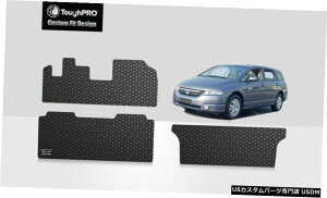 Floor Mat ToughPROtA}bg+z_IfbZCI[EFU[1999-2004 ToughPRO Floor Mats + 3rd Row For Honda Odyssey All Weather 1999-2004