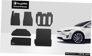 Floor Mat ToughPROeXfX7V[^[tA}bgZbgƃgN}bgZbg ToughPRO Tesla Model X 7 Seater Floor Mats Set and Trunk Mats Set