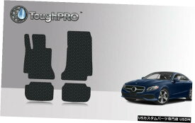 Floor Mat ToughPROフロアマットブラックM-ベンツEクラスクーペ/コンバーチブル2017-2021 ToughPRO Floor Mats Black For M-Benz E Class Coupe/Convertible 2017-2021