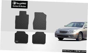 Floor Mat ToughPRO�t���A�}�b�g�u���b�N���N�T�XES330�I�[���E�F�U�[�J�X�^���t�B�b�g2004-2006 ToughPRO Floor Mats Black For Lexus ES330 All Weather Custom Fit 2004-2006 �y���s�A���i�z