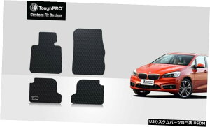 Floor Mat BMW 2V[YI[EFU[JX^tBbg2014-2021pToughPROtA}bgubN ToughPRO Floor Mats Black For BMW 2 Series All Weather Custom Fit 2014-2021