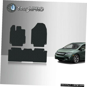 Floor Mat ToughPROtA}bgubNz_IfbZCI[EFU[JX^tBbg2018-2021 ToughPRO Floor Mats Black For Honda Odyssey All Weather Custom Fit 2018-2021