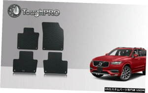 Floor Mat ToughPROtA}bgubN{{XC90I[EFU[JX^tBbg2016-2021 ToughPRO Floor Mats Black For Volvo XC90 All Weather Custom Fit 2016-2021