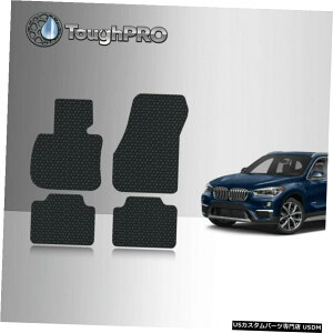 Floor Mat BMWX1I[EFU[JX^tBbg2021pToughPROtA}bgubN ToughPRO Floor Mats Black For BMW X1 All Weather Custom Fit 2021