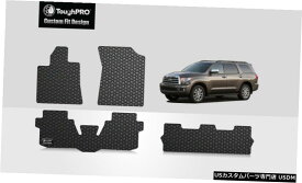 Floor Mat ToughPROフロアマット+3列目ブラックトヨタセコイア2列目NoConsole2008-2021 ToughPRO Floor Mats+3rd Row Black For Toyota Sequoia 2nd Row NoConsole 2008-2021