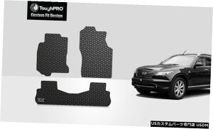 Floor Mat ToughPROtA}bgubNCtBjeBFX45I[EFU[JX^tBbg2003-2008 ToughPRO Floor Mats Black For Infiniti FX45 All Weather Custom Fit 2003-2008