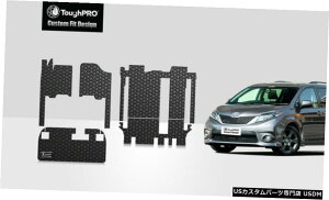 Floor Mat ToughPROwr[f[eB[SV^tA}bgZbg2011-2020g^VGi ToughPRO Heavy Duty All-Weather Floor Mats Set For 2011-2020 Toyota Sienna