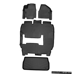 Floor Mat Smartliner�J�X�^���t���A�}�b�g�J�[�S���C�i�[�Z�b�g2017-2020�p�V�t�B�JL���f���p�u���b�N Smartliner Custom Floor Mat Cargo Liner Set Black for 2017-2020 Pacifica L Model