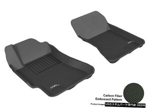 Floor Mat 2002- 2007�N�̃X�o���C���v���UR1KAGU�J�[�{���p�^�[���u���b�N�S�V��^�t���A�}�b�g For 2002-2007 Subaru Impreza R1 KAGU Carbon Pattern Black All Weather Floor Mat �y���s�A���i�z