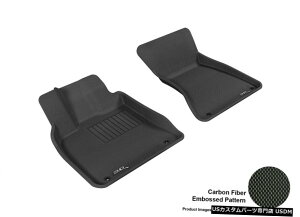 Floor Mat 2009-2017AEfBQ5JO[ubNI[EFU[tgtA}bgZbg For 2009-2017 Audi Q5 Kagu Black All Weather Front Floor Mat Set