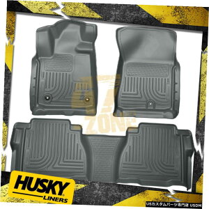 Floor Mat 2012-2013g^^hSV^tA}bgZbgO[ For 2012-2013 Toyota Tundra All Weather Floor Mat Set Gray