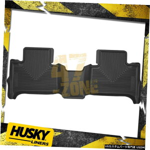 Floor Mat 2015-2019GMCV{[I[EFU[tA}bgZbgAubN For 2015-2019 GMC Chevrolet All Weather Floor Mat Set Rear Black