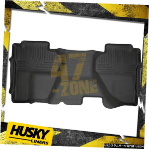 Floor Mat 2014-2019GMCV{[I[EFU[tA}bgZbgAubN For 2014-2019 GMC Chevrolet All Weather Floor Mat Set Rear Black