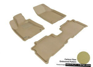 Floor Mat 2007-2009NTXRX350JO^SV^tgуAtA}bgZbg For 2007-2009 Lexus RX350 Kagu Tan All Weather Front and Rear Floor Mat Set