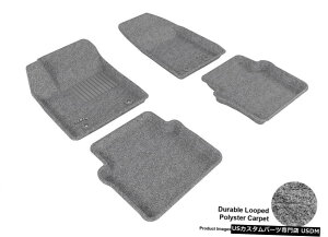 Floor Mat 2012-2014NCX[200R1 R2NVbNJ[ybgO[SV^tA}bg For 2012-2014 Chrysler 200 R1 R2 Classic Carpet Gray All Weather Floor Mat