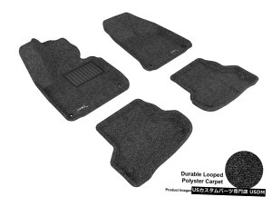 Floor Mat 2006-2013�A�E�f�BA3�N���V�b�N�J�[�y�b�g�u���b�N�S�V��^�t���A�}�b�g For 2006-2013 Audi A3 Classic Carpet Black All Weather Floor Mat