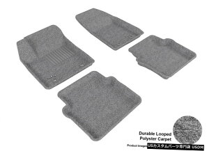 Floor Mat 12-14NCX[200NVbNO[SV^tA}bgZbg For 12-14 Chrysler 200 Classic Gray All Weather Floor Mat Set