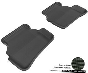 Floor Mat 2008- 2014�N�����Z�f�X�x���cC350�J�O�J�[�{���p�^�[���u���b�N�S�V��^�t���A�}�b�g For 2008-2014 Mercedes-Benz C350 Kagu Carbon Pattern Black All Weather Floor Mat �y���s�A���i�z