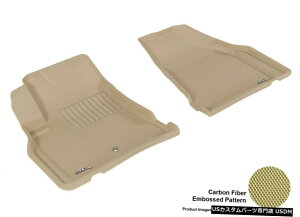 Floor Mat 2008-2017�N�r���C�b�N�G���N���[�u�J�O�J�[�{���p�^�[���^���S�V��^�t���A�}�b�g For 2008-2017 Buick Enclave Kagu Carbon Pattern Tan All Weather Floor Mat �y���s�A���i�z
