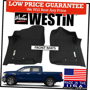 Floor Mat Westin Sure-Fit Front Floor Mats fit 2016-2018 Nissan Titan / XD Crew Cab Westin Sure-Fit Front Floor Mats fit 2016-2018 Nissan Titan / XD Crew Cab �y���s�A���i�z