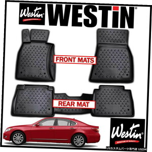 Floor Mat �E�F�X�e�B���v���t�@�C���t�����g��2��ڃt���A�}�b�g��2007-2012���N�T�XLS460 / LS600h�ɓK�� Westin Profile Front  2nd Row Floor Mats fit 2007-2012 Lexus LS460 / LS600h