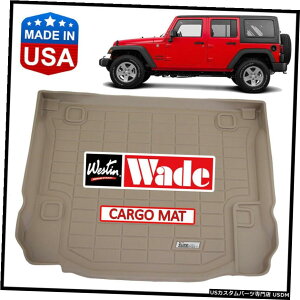 Floor Mat Westin Wade Sure-Fit Cargo Floor Mat Liner fits 2011-2018 Jeep Wrangler JK TAN Westin Wade Sure-Fit Cargo Floor Mat Liner fits 2011-2018 Jeep Wrangler JK TAN