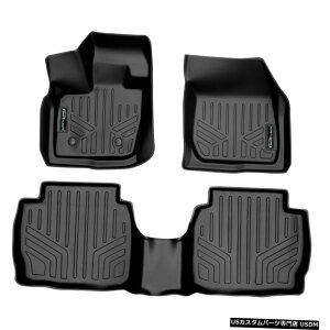Floor Mat Smartliner�J�X�^���t�B�b�g�t���A�}�b�g�Z�b�g�u���b�N17-20�t�H�[�h�t���[�W����/�����J�[��MKZ Smartliner Custom Fit Floor Mats Set Black for 17-20 Ford Fusion / Lincoln MKZ �y���s�A���i�z